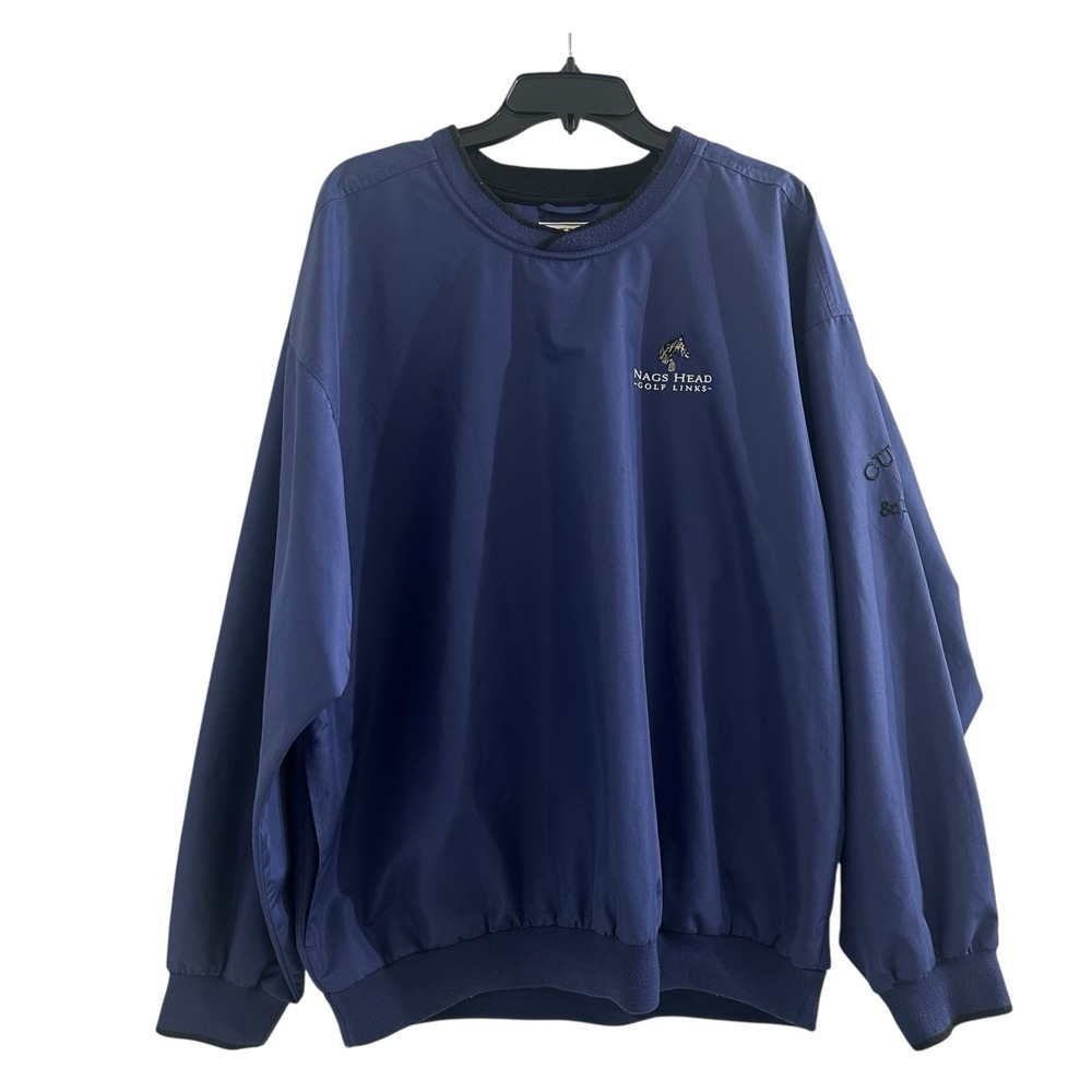 Cutter & Buck‎ Nags Head Golf Links Pullover Windbreaker Mens XL Navy